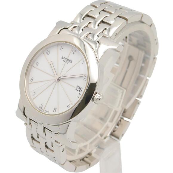 Hermes H-Watch Ronde Wristwatch, Stainless Steel, Women's, White (HR1.510) - Picture 2 of 15